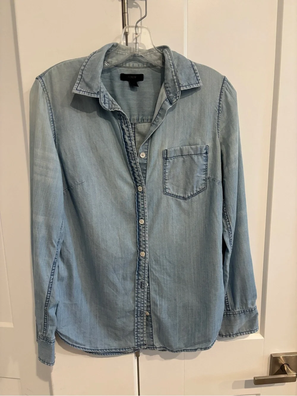 J. Crew Light Blue Denim Shirt